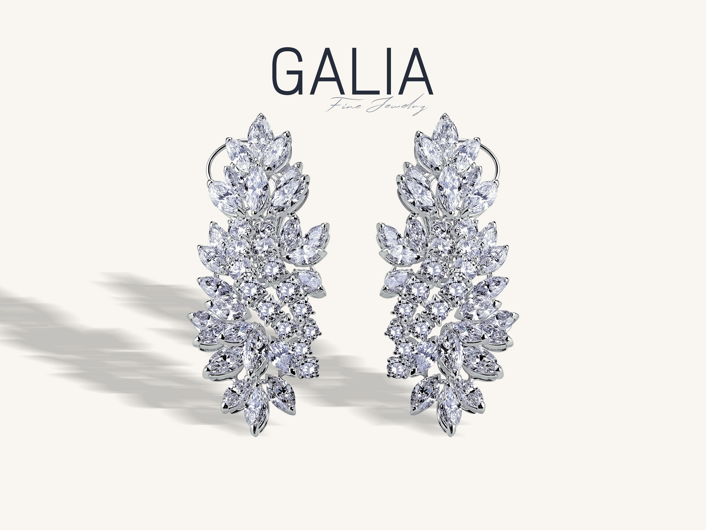 Diamond Luxury Earring 18K Diamond 6.70 ct